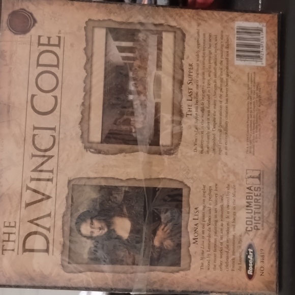 The davinci code mona Lisa 1000 piece puzzle - Picture 4 of 4